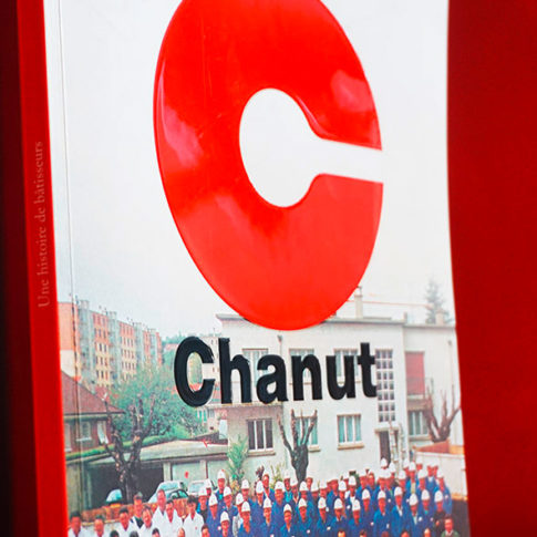 Chanut entreprise, rédaction et mise en page d'un livre historique de l'entreprise Chanut, entreprise BTP, Bourgoin-Jallieu