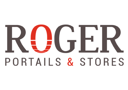 Logo, Store Roger, portails et stores